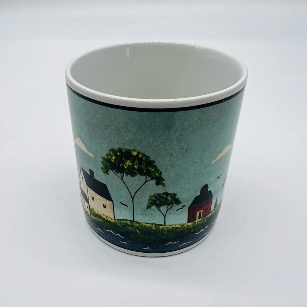 Warren Kimble mugs for sale vintage beach/ lighthouse theme